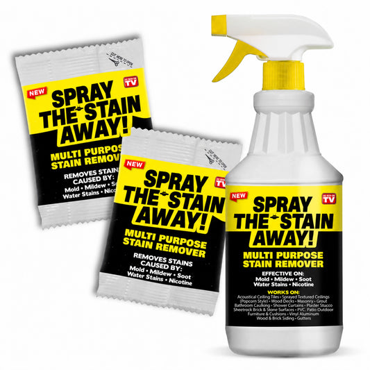 Multi-surface cleaner for mold, mildew, and stubborn grime. Works indoors and outdoors on brick, driveways, siding, bathtubs, fences, ceilings, and sidewalks.