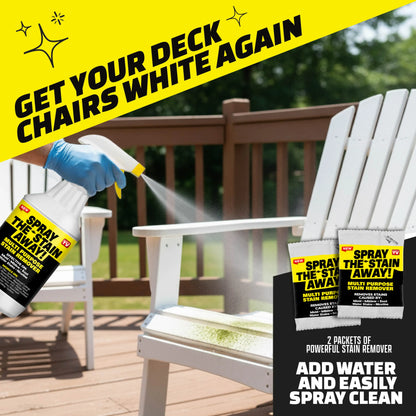 Multi-surface cleaner for mold, mildew, and stubborn grime. Works indoors and outdoors on brick, driveways, siding, bathtubs, fences, ceilings, and sidewalks.